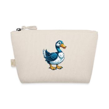 Goose Cool Kawaii Cartoon Character Clipart - Organic Pouch - nature - Front
