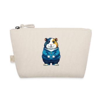 Hamster Cool Kawaii Cartoon Character Clipart - Organic Pouch - nature - Front