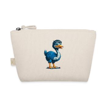 Emu Cool Kawaii Cartoon Character Clipart - Organic Pouch - nature - Front