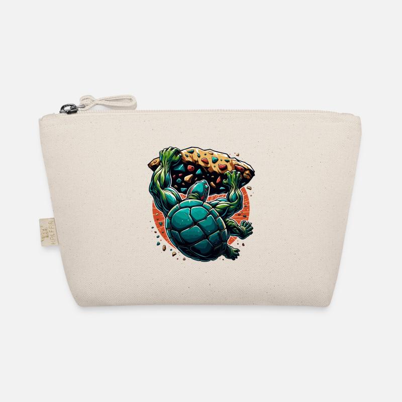 Bouldering Turtle Climbing Gift Organic Pouch