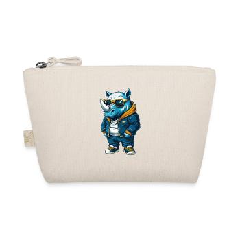 rhinocéros cool personnage de dessin animé Kawaii Clipart - Trousse biologique - nature - Devant
