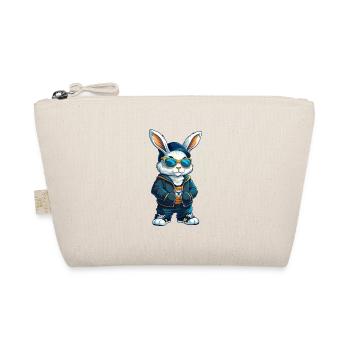 Rabbit Cool Cartoon Character Kawaii Clipart - Organic Pouch - nature - Front