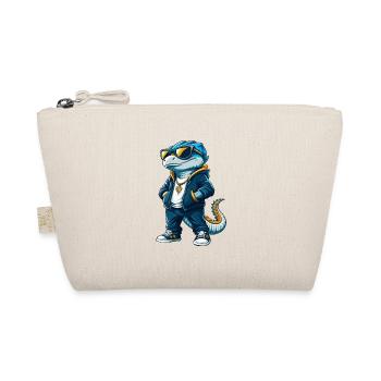 Lizard Cool Cartoon Character Kawaii Clipart - Organic Pouch - nature - Front