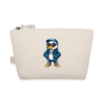 Duck Cool Cartoon Character Kawaii Clipart - Organic Pouch - nature - Front