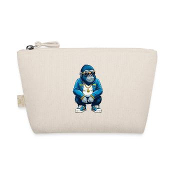 Gorilla Cool Cartoon Character Kawaii Clipart - Organic Pouch - nature - Front