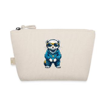 Ferret Cool Cartoon Character Kawaii Clipart - Organic Pouch - nature - Front