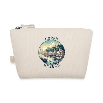 Corfu Greece travel design - Organic Pouch - nature - Front