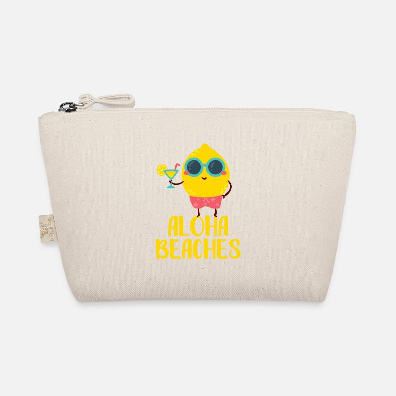 Coole Zitrone Aloha Beaches Strandurlaub Bio-Täschchen