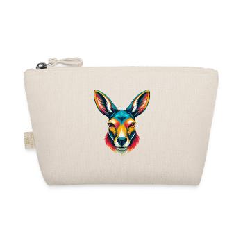 Kangourou mignon kawaii dessin animé Clipart visage d’animal - Trousse biologique - nature - Devant