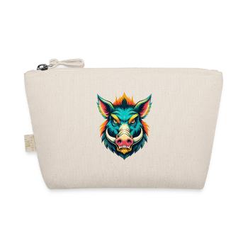 sanglier mignon kawaii dessin animé clipart visage d’animal - Trousse biologique - nature - Devant