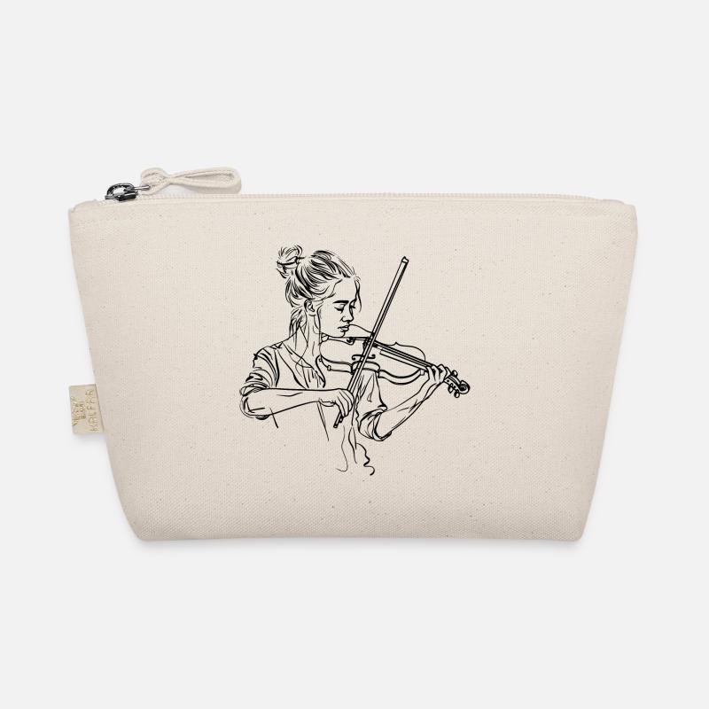 Dessin de fille de violon Trousse biologique
