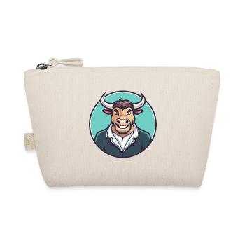 Bull Kawaii Dessin animé Personnage Animal Animal Visage - Trousse biologique - nature - Devant