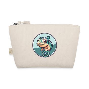 Caméléon Kawaii Dessin animé Personnage Animal Animal Visage - Trousse biologique - nature - Devant