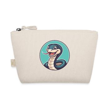Serpent Kawaii Dessin animé Personnage Animal Animal Visage - Trousse biologique - nature - Devant