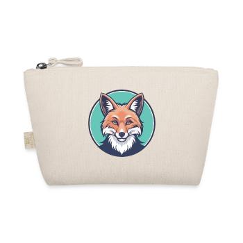Fuchs Kawaii Cartoon Figur Tier Haustier Gesicht - Bio-Täschchen - Natur - Vorne