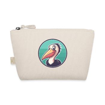 Pélican Kawaii Dessin Animé Personnage Animal Visage D’animal - Trousse biologique - nature - Devant