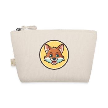 Fuchs Kawaii Cartoon Figur Tier Haustier Gesicht - Bio-Täschchen - Natur - Vorne