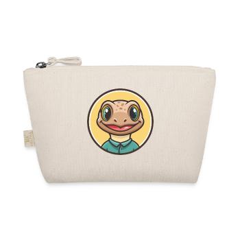 lézard kawaii dessin animé personnage animal visage d’animal de compagnie - Trousse biologique - nature - Devant