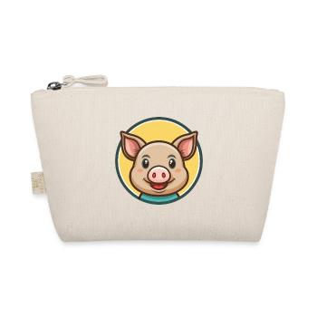 Cochon Kawaii Dessin animé Personnage Animal Animal Visage - Trousse biologique - nature - Devant
