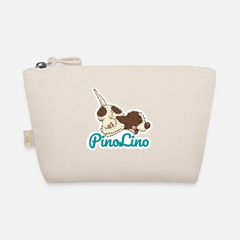 Pino Lino petrol - Bio-Täschchen - Natur
