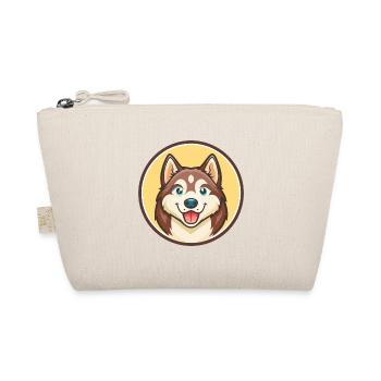 Alaskan Husky Hunderasse Cartoon Kawaii Clipart Haustier - Bio-Täschchen - Natur - Vorne
