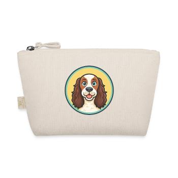 Alpine Spaniel Dog Breed Cartoon Kawaii Clipart - Organic Pouch - nature - Front