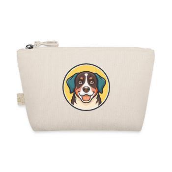 Appenzeller Sennenhund Dog Breed Cartoon Kawaii - Organic Pouch - nature - Front
