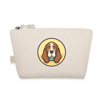 Basset Artesien Normand Dog Breed Cartoon Kawaii - Organic Pouch - nature - Front