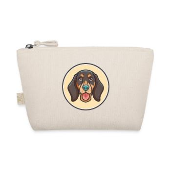 Noir Et Tan Coonhound Chien Race Dessin Animé Kawaii - Trousse biologique - nature - Devant