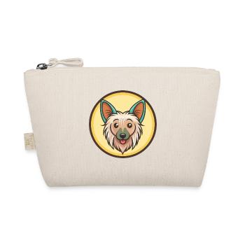 Chinese Crested Dog Breed Cartoon Kawaii Clipart - Organic Pouch - nature - Front