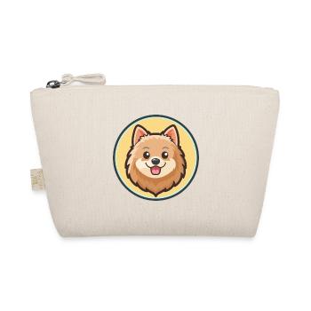 Deutsche Spitz Hunderasse Cartoon Kawaii Clipart Haustier - Bio-Täschchen - Natur - Vorne