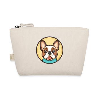 Grand Anglo Francais Blanc Et Noir Dog Cartoon Pet - Organic Pouch - nature - Front