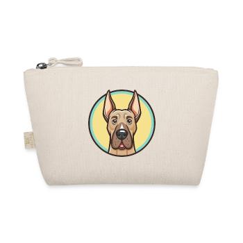 Deutsche Dogge Hunderasse Cartoon Kawaii Clipart Tier - Bio-Täschchen - Natur - Vorne
