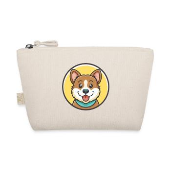 Lai Dog Breed Cartoon Kawaii Clipart Illustration - Organic Pouch - nature - Front