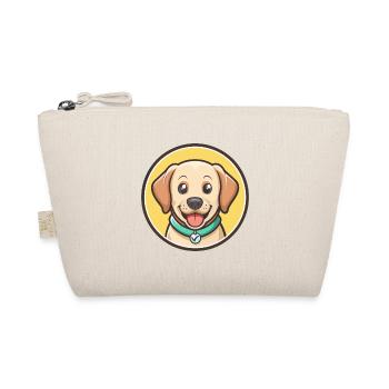 Labradinger Dog Breed Funny Cartoon Kawaii Clipart - Organic Pouch - nature - Front