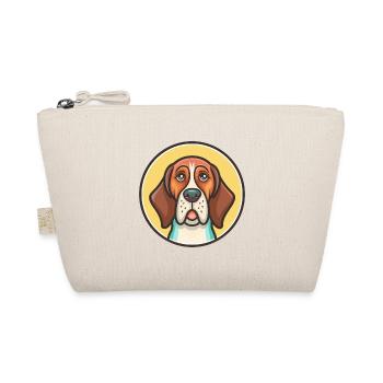 Majestic Tree Hound Dog Breed Funny Cartoon Kawaii - Organic Pouch - nature - Front