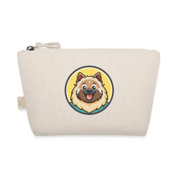 Keeshond Hunderasse Bunte Karikatur Kawaii Clipart - Bio-Täschchen - Natur - Vorne