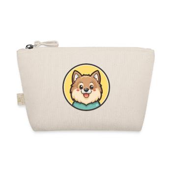 Indian Spitz Dog Breed Cartoon Kawaii Clipart Pet - Organic Pouch - nature - Front