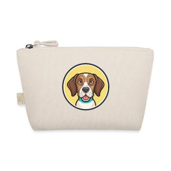 Portuguese Pointer Dog Breed Cartoon Kawaii - Organic Pouch - nature - Front