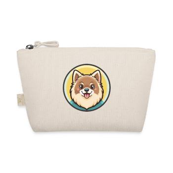 Nordischer Spitz Hund Rasse Cartoon Kawaii Clipart Haustier - Bio-Täschchen - Natur - Vorne