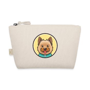 Norwich Terrier Dog Breed Cartoon Kawaii Clipart - Organic Pouch - nature - Front