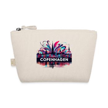 Copenhagen Capital Denmark Gift - Organic Pouch - nature - Front