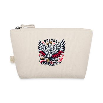 Pologne Polska Polonais Rouge Blanc Aigle Couronne Cadeau - Trousse biologique - nature - Devant