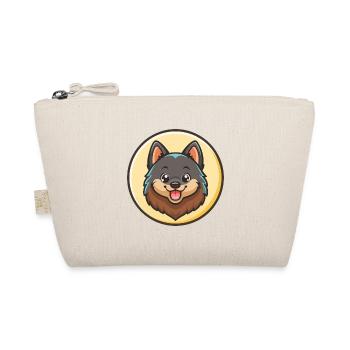 Schipperke Dog Breed Cartoon Kawaii Clipart Animal - Organic Pouch - nature - Front