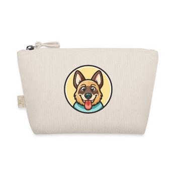 Schweizer Laufhund Hunderasse Cartoon Kawaii - Bio-Täschchen - Natur - Vorne