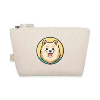 Samoyed Dog Breed Cartoon Character Kawaii Clipart - Organic Pouch - nature - Front