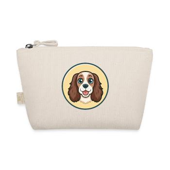 Spaniel Dog Breed Cartoon Character Kawaii Clipart - Organic Pouch - nature - Front