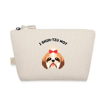I shih-tzu not - Funny pun Dog - Organic Pouch - nature - Front
