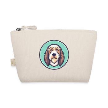 Basset Griffon Vendeen Dog Breed Cartoon Kawaii - Organic Pouch - nature - Front