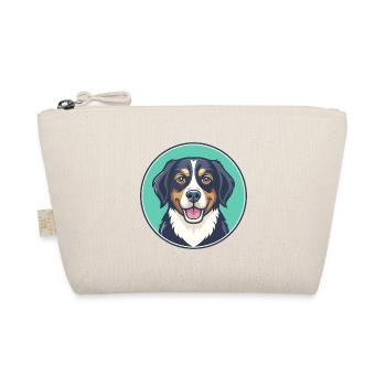 Appenzeller Sennenhund Dog Breed Cartoon Kawaii - Organic Pouch - nature - Front